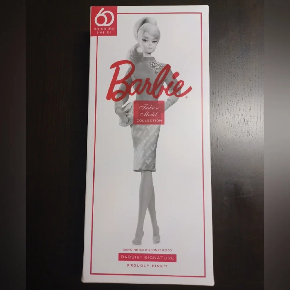 Barbie Signature Proudly Pink Genuine Silkstone Body Doll Mattel FXD50 KLL522 - Picture 2 of 16